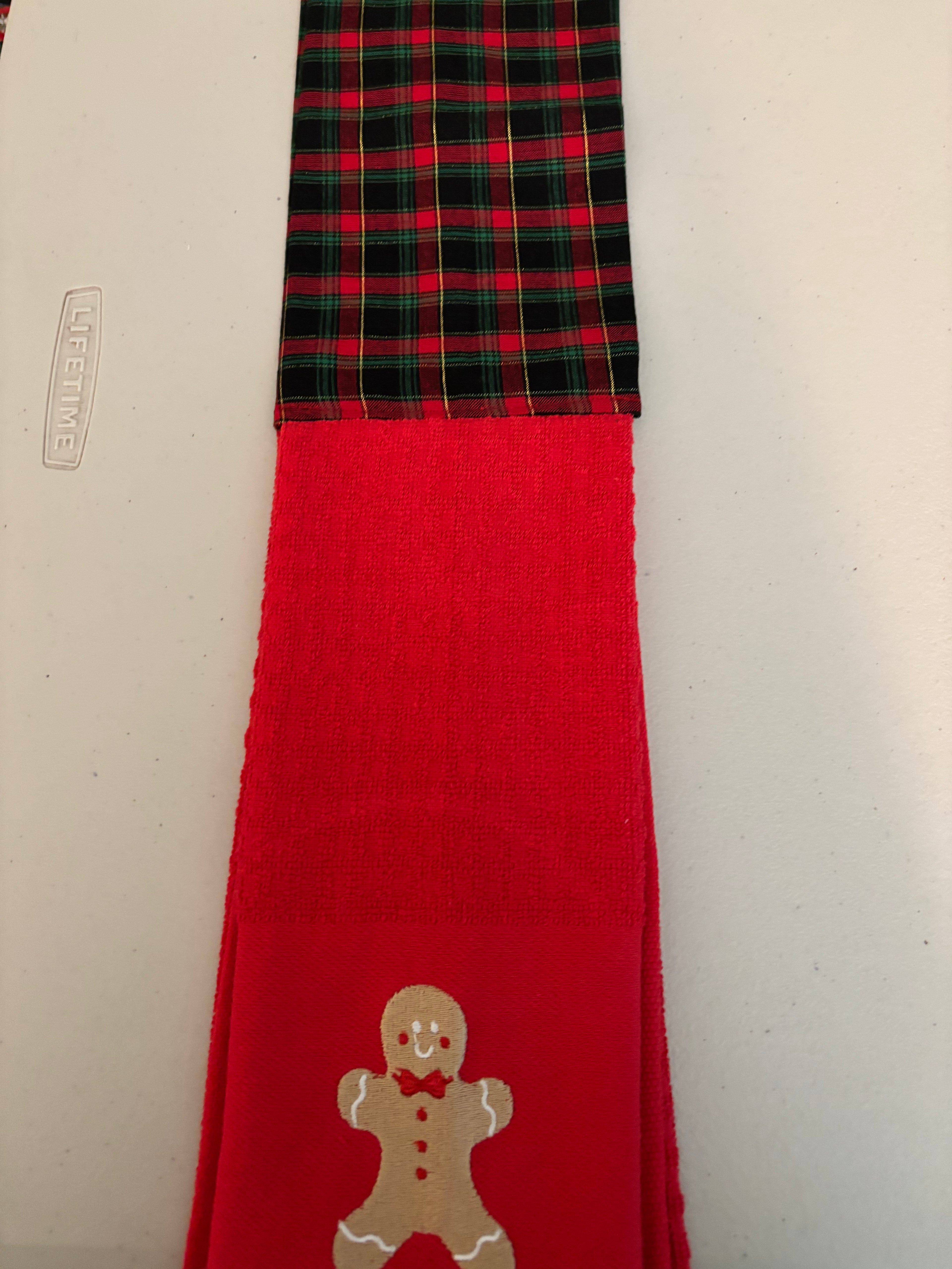 Plaid Gingerbread Man