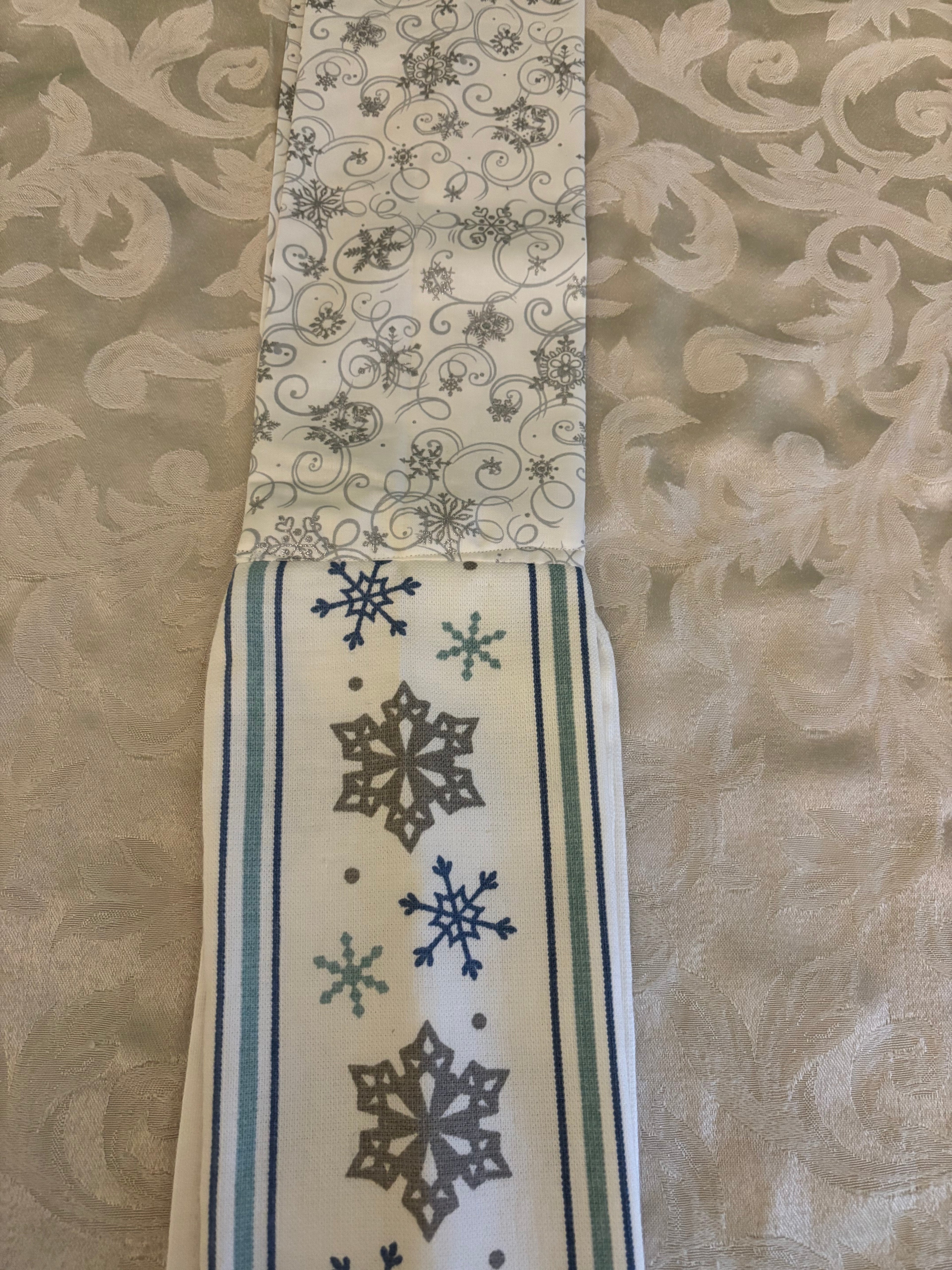 Snowflakes and sparkles